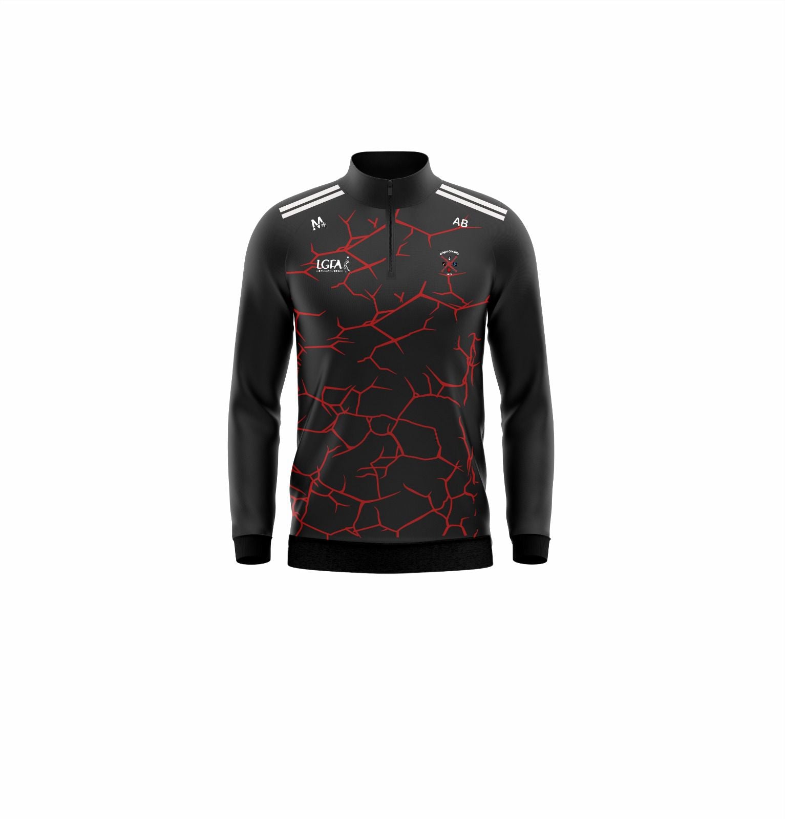 Brigid O'Neills Half Zip - Web Design